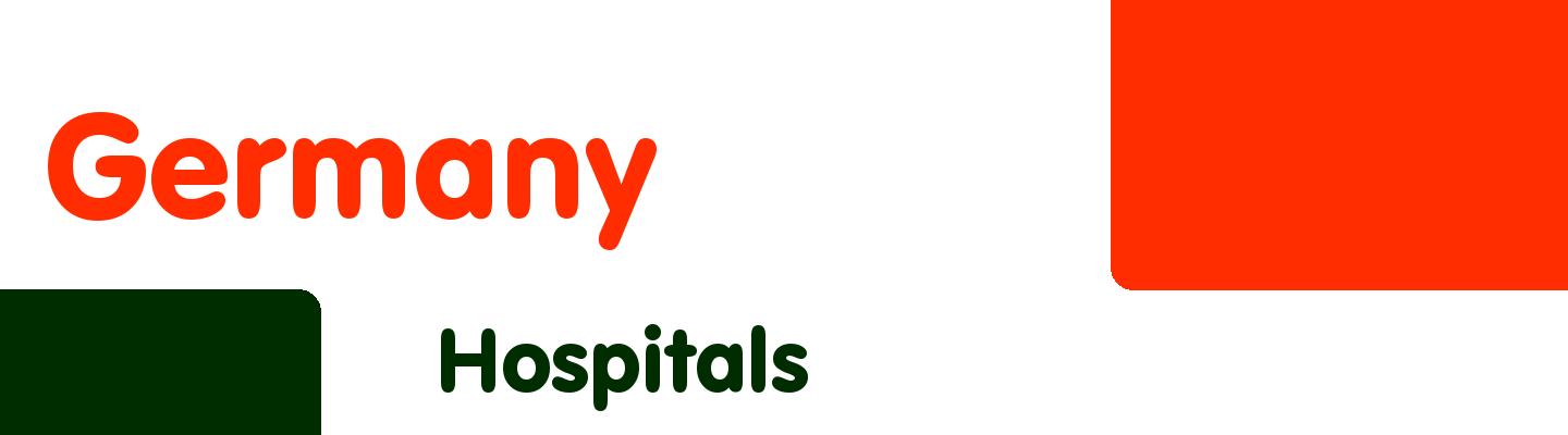 Best hospitals in Germany - Rating & Reviews
