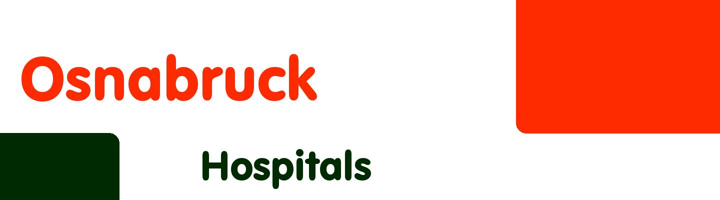 Best hospitals in Osnabruck - Rating & Reviews