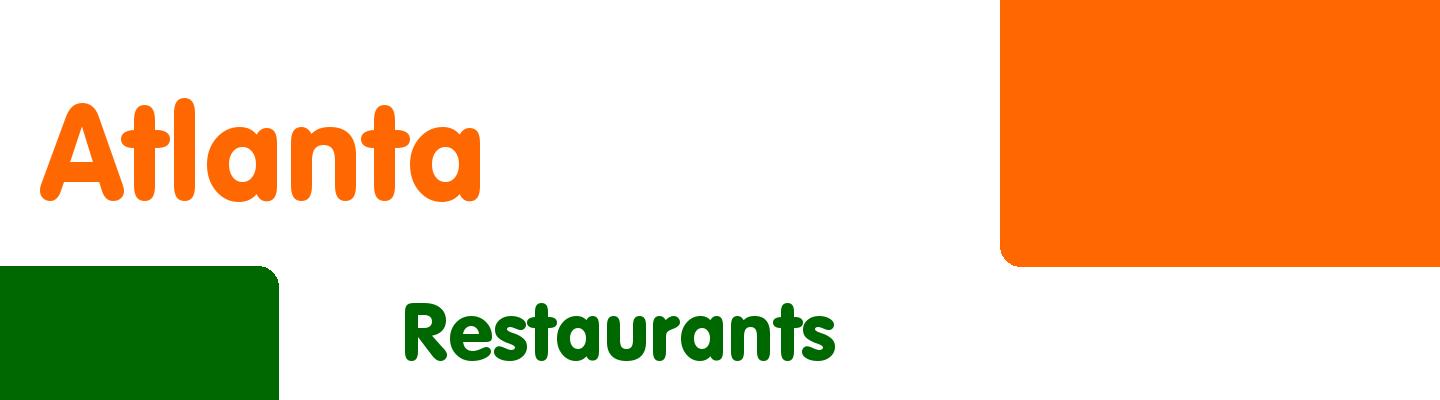Best restaurants in Atlanta - Rating & Reviews