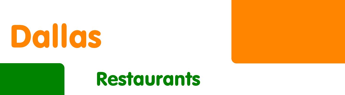 Best restaurants in Dallas - Rating & Reviews